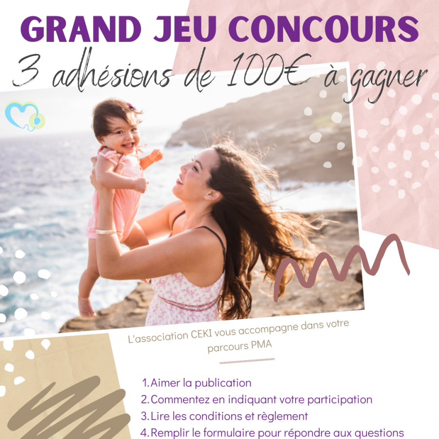 CONCOURS : 3 adhésions à gagner ! 